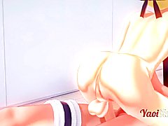 Boruto naruto yaoi hentai 3d boruto fucks naruto in the shower with internal cum in